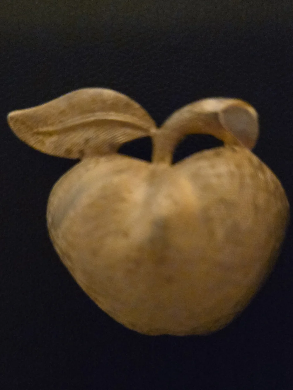 Coro Gold Apple Brooch